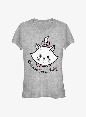 Disney The Aristocats Because I'm A Lady Girls T-Shirt