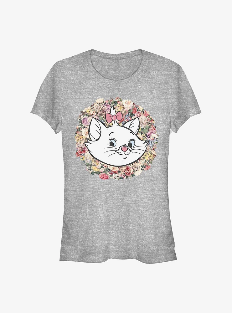 Disney The Aristocats Circle Floral Marie Girls T-Shirt