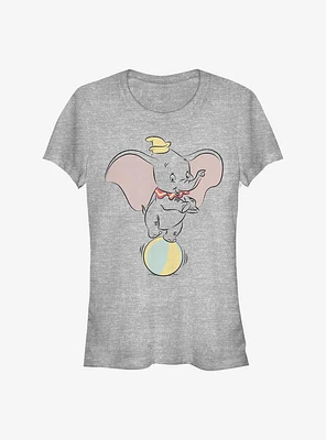 Disney Dumbo Ball Pose Girls T-Shirt