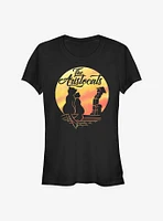 Disney The Aristocats Moon Silhouette Girls T-Shirt