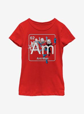 Marvel Ant-Man Periodic Antman Youth Girls T-Shirt