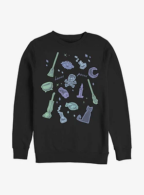 Disney Hocus Pocus Spooky Jumble Crew Sweatshirt