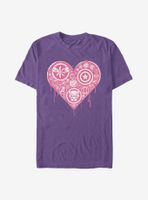 Marvel Avengers Heart Emblems T-Shirt