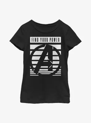 Marvel Avengers Power Youth Girls T-Shirt