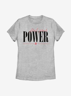 Marvel Avengers Power Script Womens T-Shirt