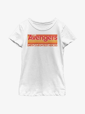 Marvel Avengers First Day Of School Youth Girls T-Shirt