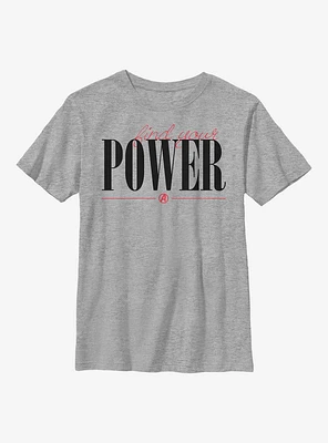 Marvel Avengers Power Script Youth T-Shirt