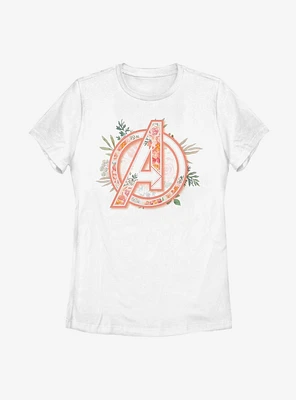 Marvel Avengers Floral Womens T-Shirt