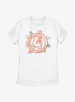 Marvel Avengers Floral Womens T-Shirt