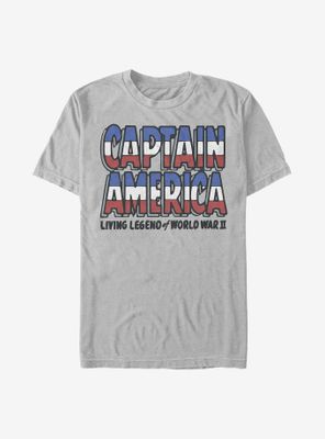 Marvel Captain America Living Legend T-Shirt