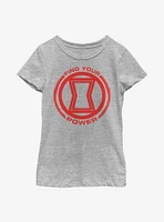 Marvel Black Widow Power Of Youth Girls T-Shirt