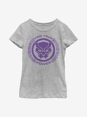 Marvel Black Panther Power Youth Girls T-Shirt