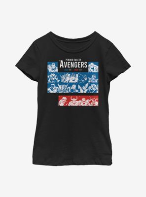 Marvel Avengers Periodic Youth Girls T-Shirt