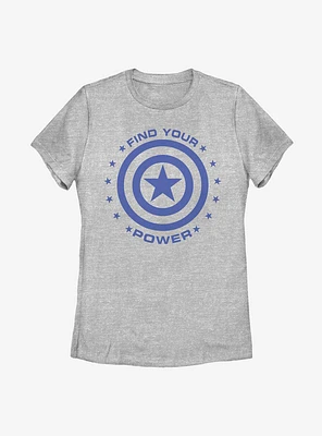 Marvel Captain America Power Womens T-Shirt