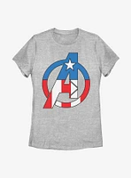 Marvel Captain America Avenger Womens T-Shirt