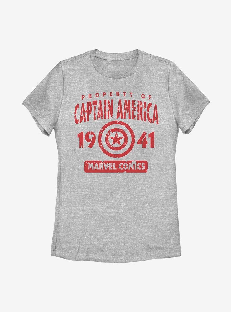 Marvel Captain America Captain's Property Womens T-Shirt