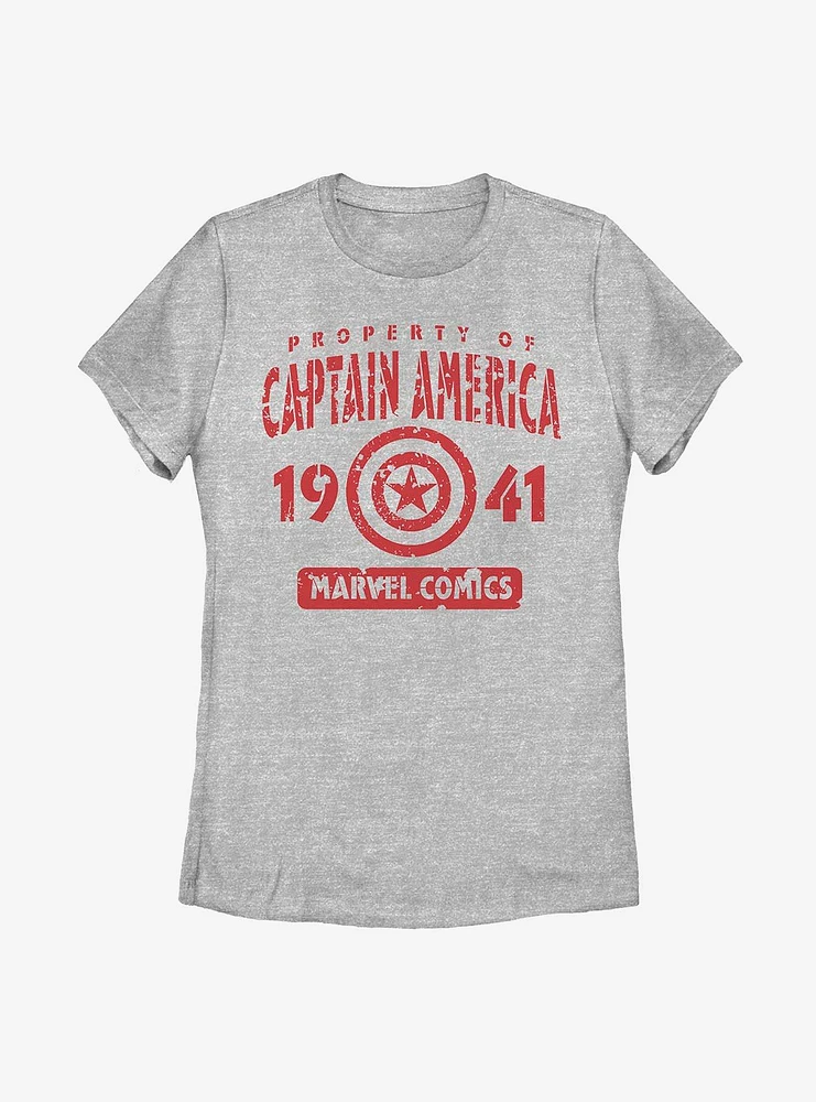 Marvel Captain America Captain's Property Womens T-Shirt