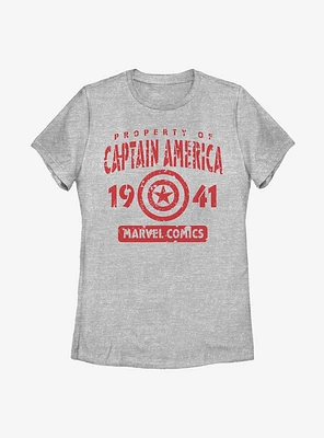 Marvel Captain America Captain's Property Womens T-Shirt