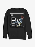 Marvel Black Widow Periodic Sweatshirt