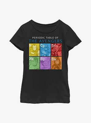 Marvel Avengers Chem Youth Girls T-Shirt