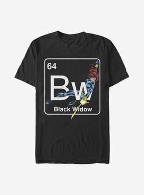 Marvel Black Widow Periodic T-Shirt