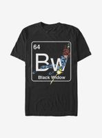 Marvel Black Widow Periodic T-Shirt