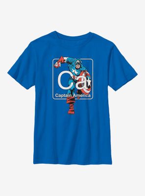 Marvel Captain America Periodic Youth T-Shirt