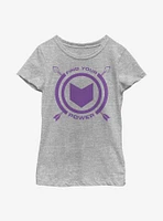 Marvel Hawkeye Power Of Youth Girls T-Shirt