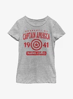Marvel Captain America Captain's Property Youth Girls T-Shirt