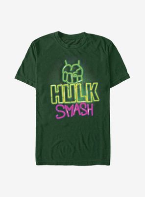 Marvel Hulk Neon Smash T-Shirt