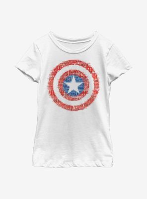 Marvel Captain America Super Soldier Youth Girls T-Shirt