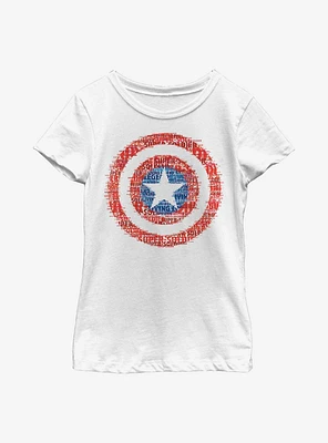 Marvel Captain America Super Soldier Youth Girls T-Shirt