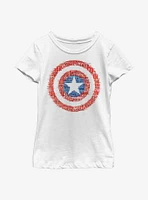 Marvel Captain America Super Soldier Youth Girls T-Shirt