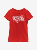 Marvel Captain America Vintage Youth Girls T-Shirt