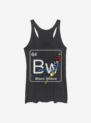 Marvel Black Widow Periodic Womens Tank Top