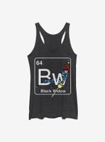 Marvel Black Widow Periodic Womens Tank Top