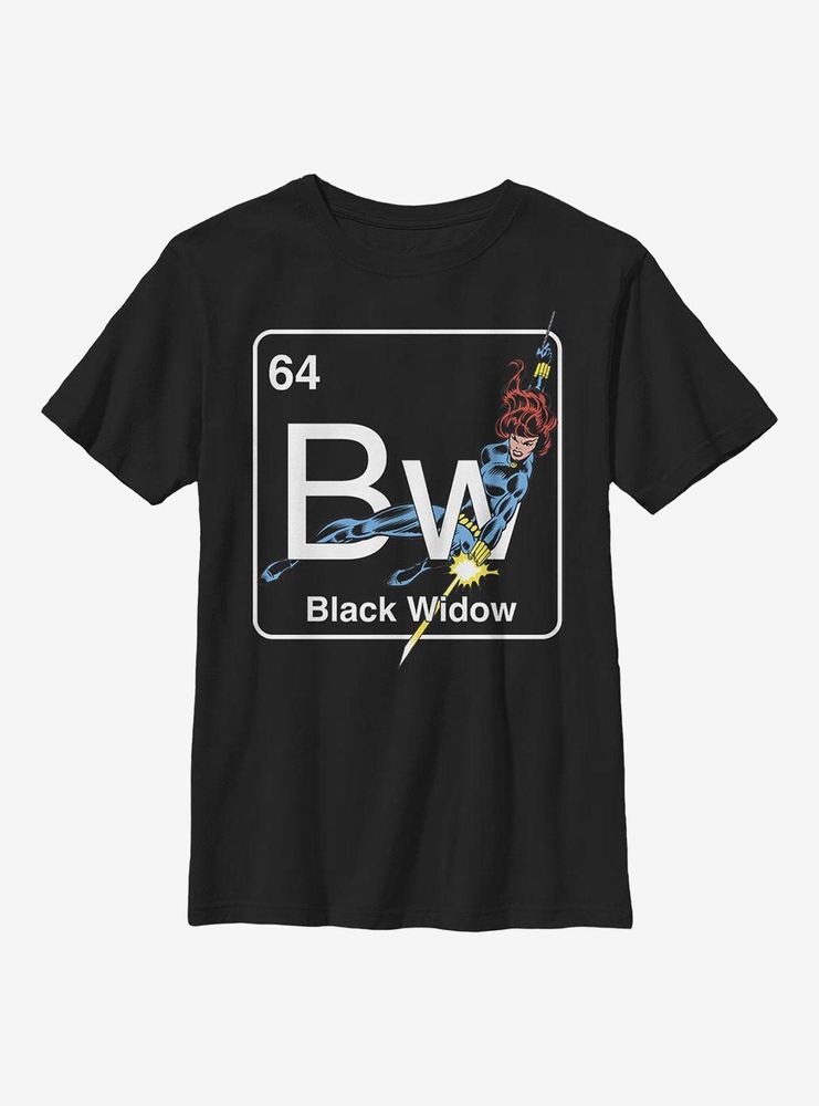 Marvel Black Widow Periodic Youth T-Shirt
