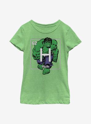 Marvel Hulk Periodic Youth Girls T-Shirt