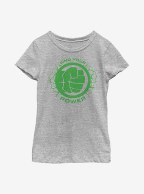 Marvel Hulk Power Of Youth Girls T-Shirt