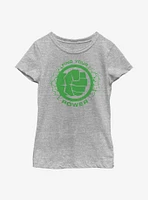 Marvel Hulk Power Of Youth Girls T-Shirt