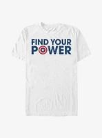 Marvel Captain America Shield Power T-Shirt