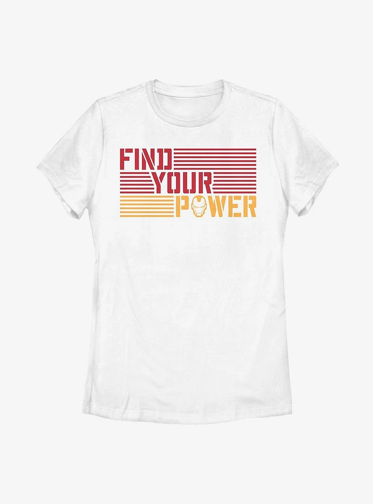 Marvel Iron Man Power Womens T-Shirt