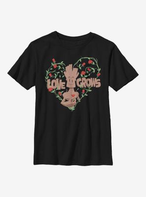Marvel Guardians Of The Galaxy Love Grows Youth T-Shirt