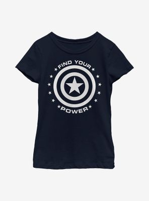 Marvel Captain America Group Easter Hunt Youth Girls T-Shirt