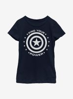 Marvel Captain America Group Easter Hunt Youth Girls T-Shirt