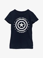 Marvel Captain America Group Easter Hunt Youth Girls T-Shirt