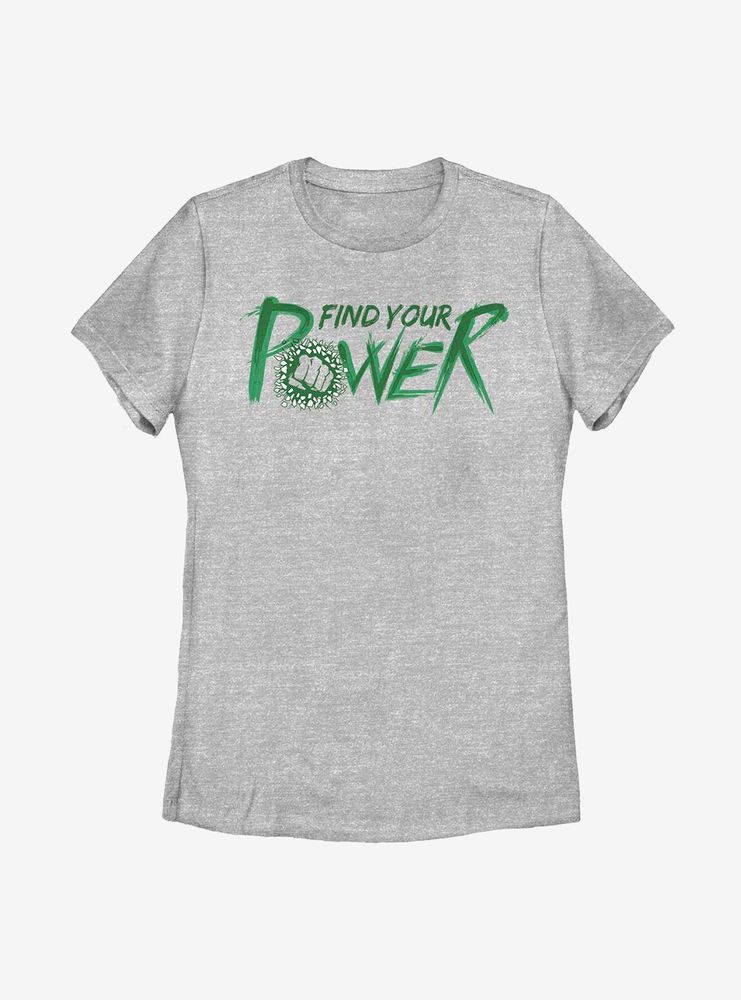 Marvel Hulk Find Power Womens T-Shirt