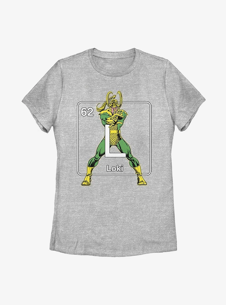 Marvel Loki Periodic Womens T-Shirt