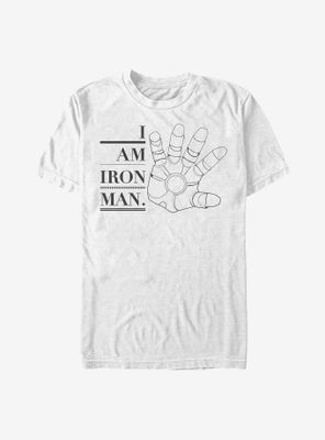 Marvel Iron Man Hand T-Shirt