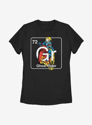 Marvel Ghost Rider Periodic Womens T-Shirt